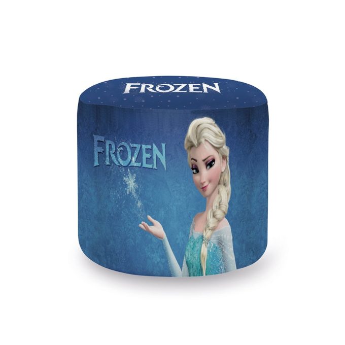 pouf-cylindrique-elsa-frozen