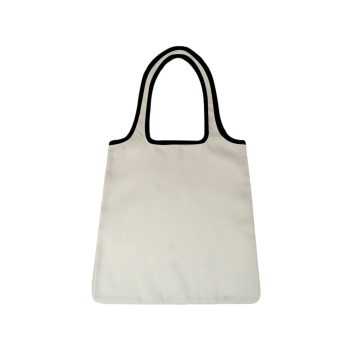 Totes bags bandolière Eye flower white VERSO