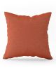 DUO ACCESSORIES Coussin Carre abstract arts orange verso Coussin Carré Abstract Arts Orange