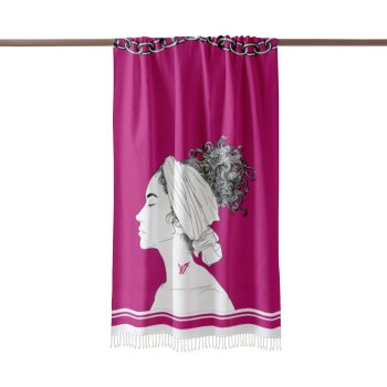 Fouta plage Horra lady Fushia Pink