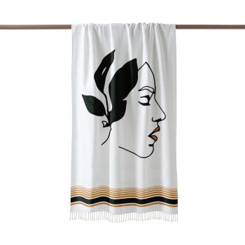 Fouta yellow lips