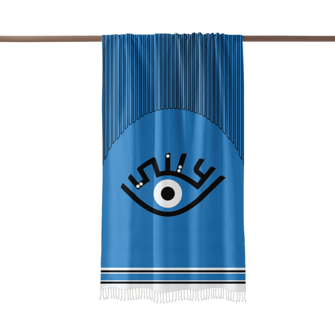 Fouta ayni bleu