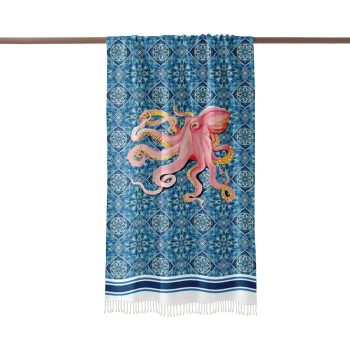 Fouta vintage octopus