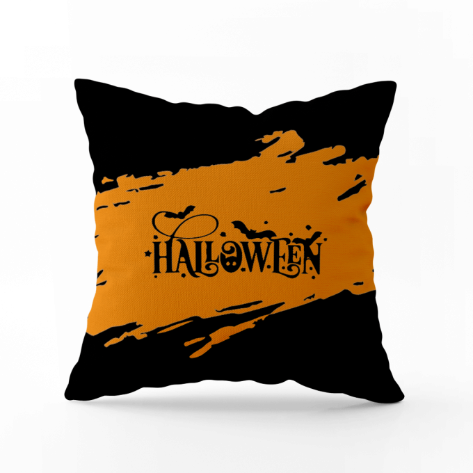 DUO ACCESSORIES coussin carre bat halloween1 Coussin Carré Bat Halloween