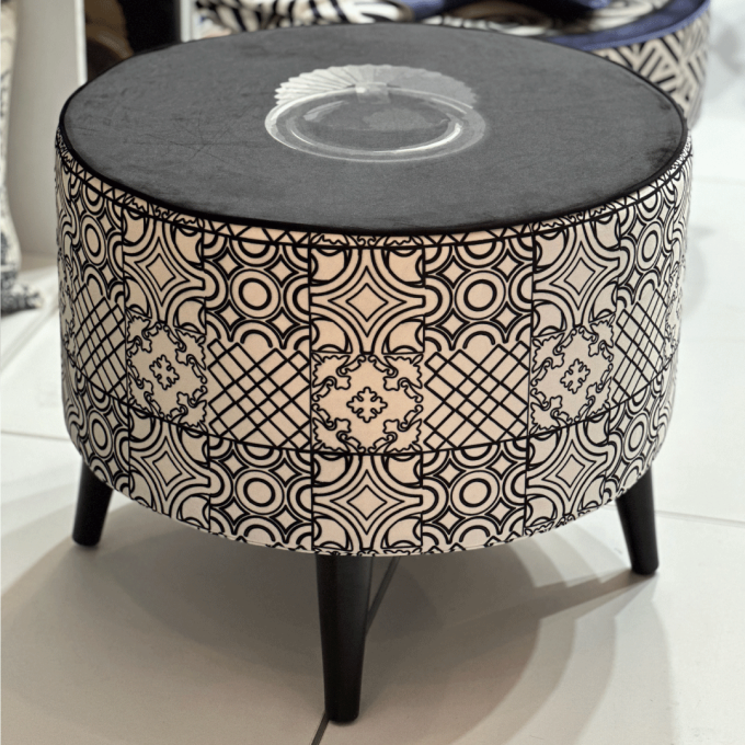 DUO ACCESSORIES pouf Zliz Mosaique 1 Pouf Dokkena Zliz Mosaïque