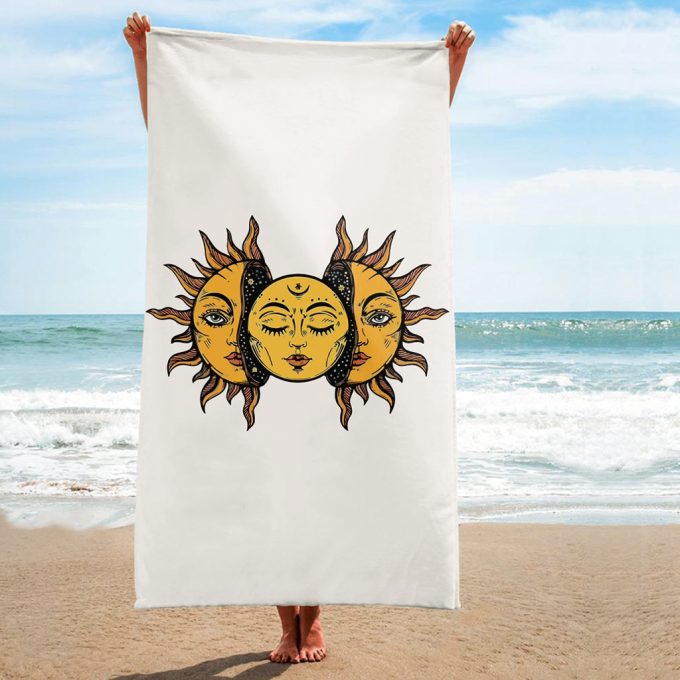 DUO ACCESSORIES mockup serviette Sun collapse Serviette de Plage M Sun Collapse