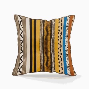 DUO ACCESSORIES Coussin Carre Ethnic Lines Accueil