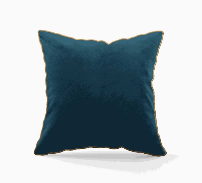 DUO ACCESSORIES Coussin Carre Leo Blue Coussin Carré Leo Blue