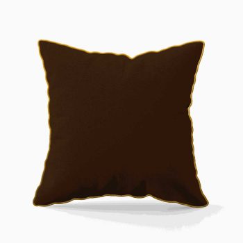 DUO ACCESSORIES Coussin Carre Leo Brown Accueil