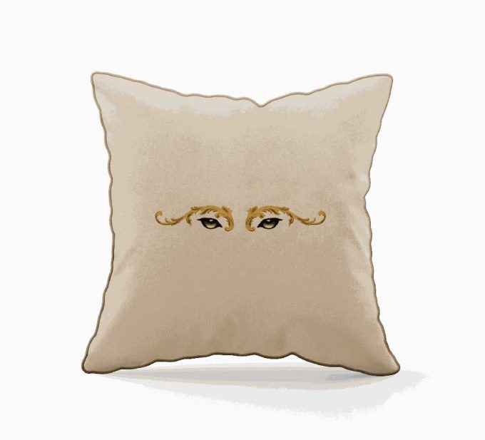 DUO ACCESSORIES Coussin Carre Leo Eyes Coussin Carré Leo Eyes